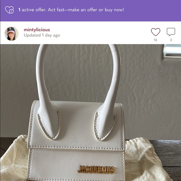 PSA: THESE ARE F@K3 JACQUEMUS BAGS ON POSH! BUYER BEWARE - Picture 9 of 13